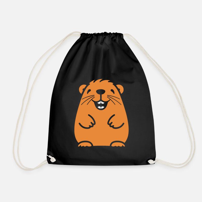 Capybara - Turnbeutel - Schwarz