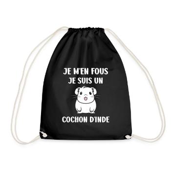 Humour cochon d'ine - Sac de sport léger - noir - Devant