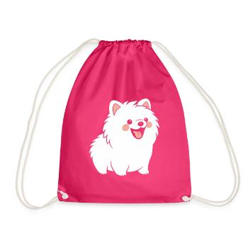 Spitz - Turnbeutel - Fuchsia - Vorne