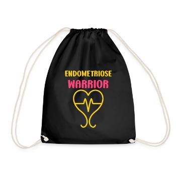 sensibilisation endométriose - Sac de sport léger - noir - Devant