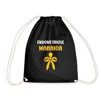 sensibilisation endométriose - Sac de sport léger - noir - Devant