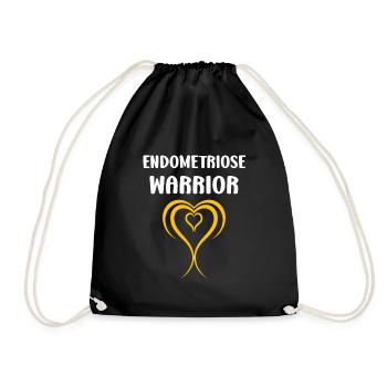 sensibilisation endométriose - Sac de sport léger - noir - Devant