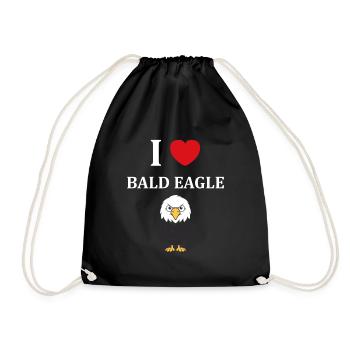 Citation humour Oiseau aigle - Sac de sport léger - noir - Devant