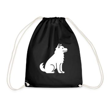 Shikoku - Drawstring Bag - black - Front