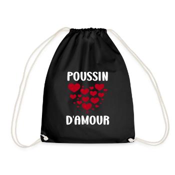 Poussin - Sac de sport léger - noir - Devant