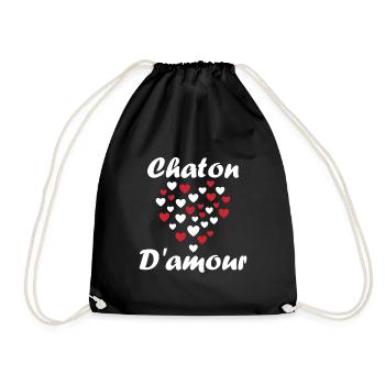 Chaton - Sac de sport léger - noir - Devant