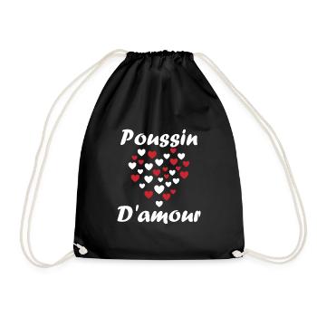 Poussin - Sac de sport léger - noir - Devant