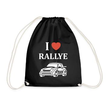 Humour pilote de rallye - Sac de sport léger - noir - Devant