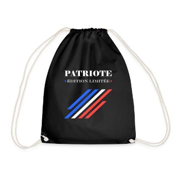Patriot Limitierte Auflage - Turnbeutel - Schwarz - Vorne