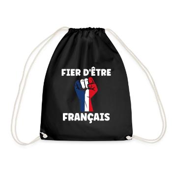 I'm French - Drawstring Bag - black - Front