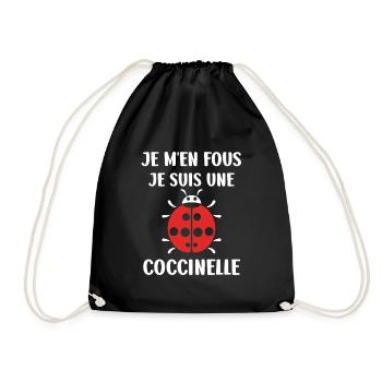 amour Coccinelle - Sac de sport léger - noir - Devant
