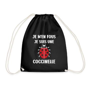 amour Coccinelle - Sac de sport léger - noir - Devant