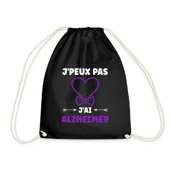 Sensibilisation à la maladie d’Alzheimer - Sac de sport léger - noir - Devant