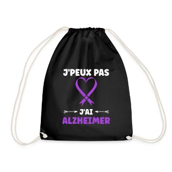 Sensibilisation à la maladie d’Alzheimer - Sac de sport léger - noir - Devant