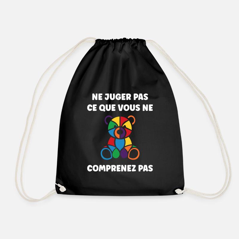 Ne juger pas ce que vous comprenez pas - Sac de sport léger - noir