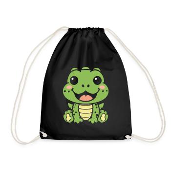 Crocodile - Sac de sport léger - noir - Devant