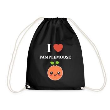 Humour Pamplemousse - Sac de sport léger - noir - Devant