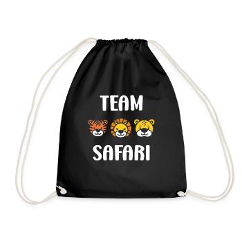 Team safari - Sac de sport léger - noir - Devant