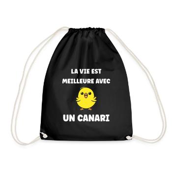Humour Canari - Sac de sport léger - noir - Devant