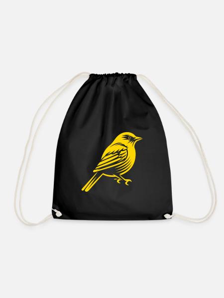 Kanarienvogel - Turnbeutel - Schwarz