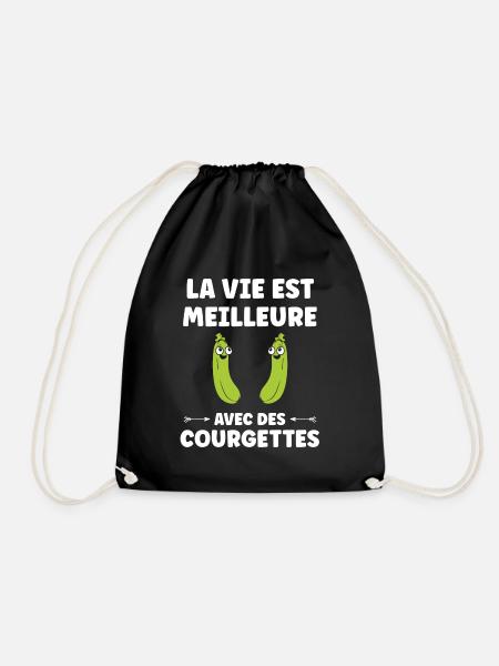 courgette - Sac de sport léger - noir