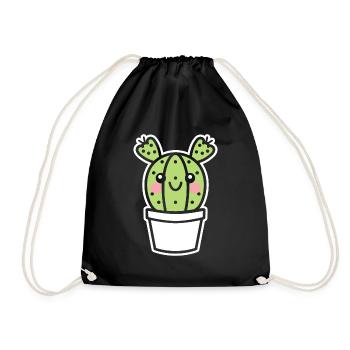 Cactus - Sac de sport léger - noir - Devant