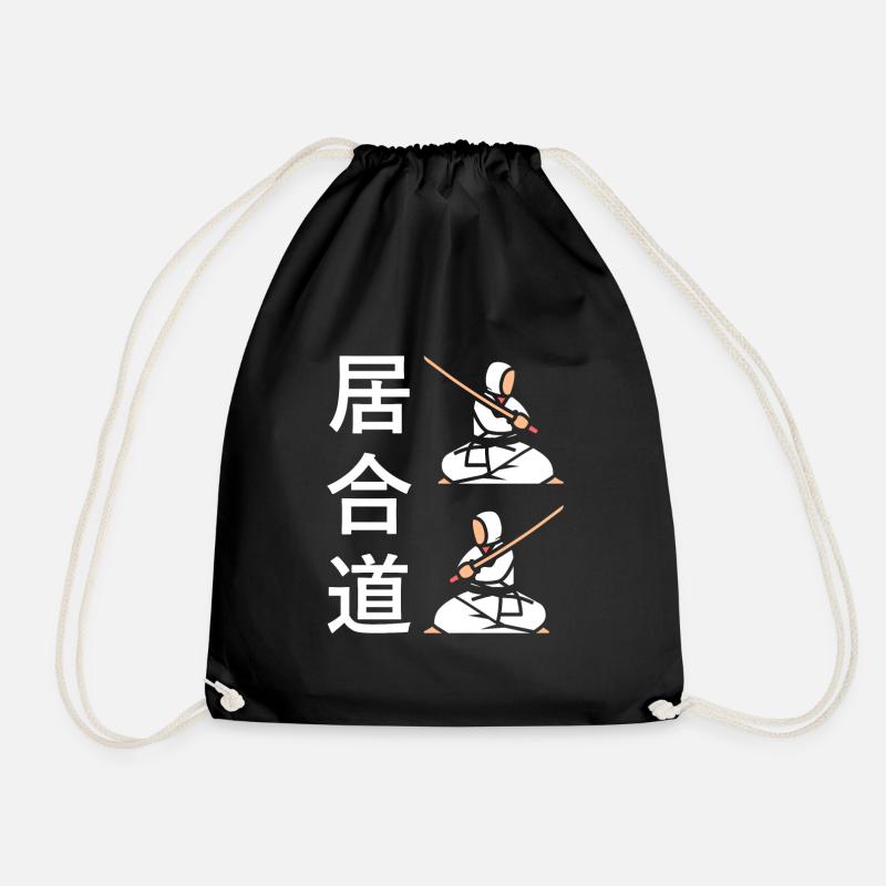 iaido - Turnbeutel - Schwarz