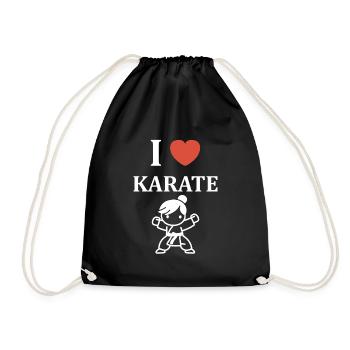 karate - Sac de sport léger - noir - Devant