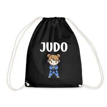 Judo - Turnbeutel - Schwarz - Vorne