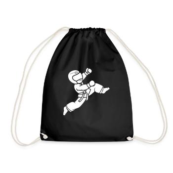 Taekwondo - Turnbeutel - Schwarz - Vorne