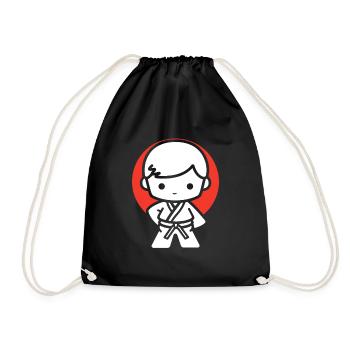 Jiu Jitsu - Turnbeutel - Schwarz - Vorne