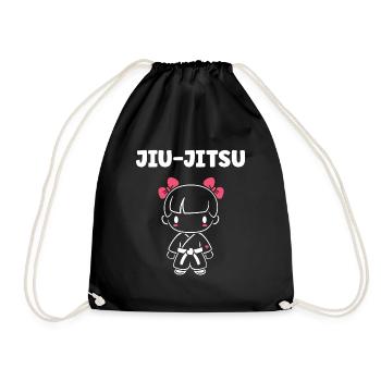 Jiu Jitsu - Turnbeutel - Schwarz - Vorne
