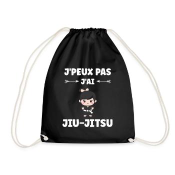 Jiu Jitsu - Turnbeutel - Schwarz - Vorne