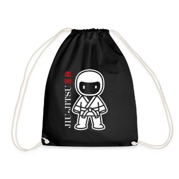 Jiu Jitsu - Turnbeutel - Schwarz - Vorne