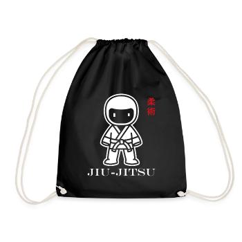 Jiu Jitsu - Turnbeutel - Schwarz - Vorne