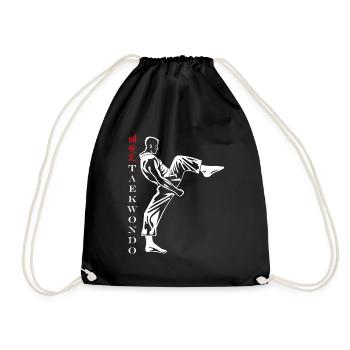 Taekwondo - Drawstring Bag - black - Front