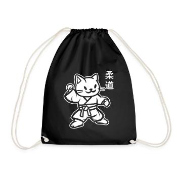 judo - Drawstring Bag - black - Front