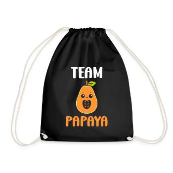 papaya - Sac de sport léger - noir - Devant