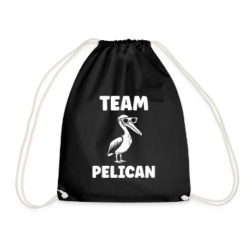 Pelican - Drawstring Bag - black - Front