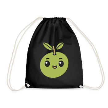 Olive - Drawstring Bag - black - Front