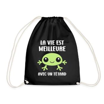 Têtard - Sac de sport léger - noir - Devant