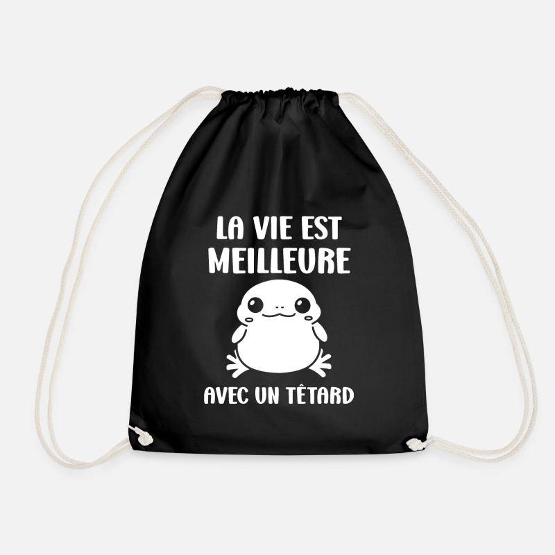Têtard - Sac de sport léger - noir