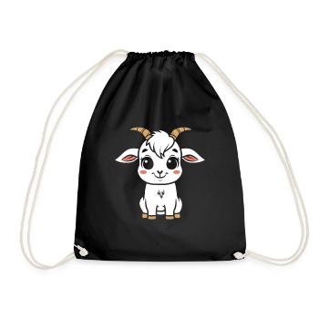 Bouc - Sac de sport léger - noir - Devant