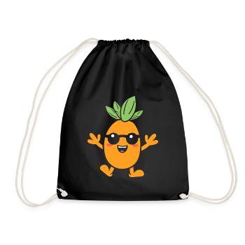 Carrot - Drawstring Bag - black - Front