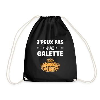 Galette - Sac de sport léger - noir - Devant