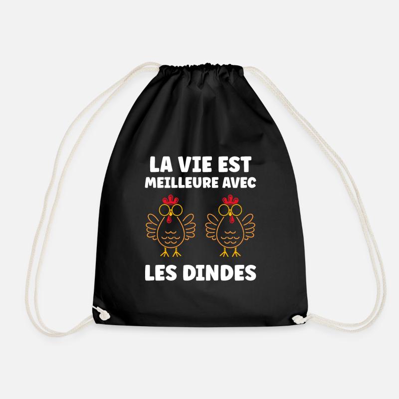 Dinde - Sac de sport léger - noir