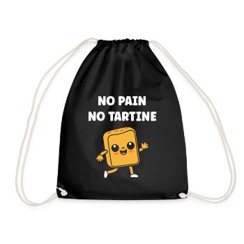 Tartine - Sac de sport léger - noir - Devant