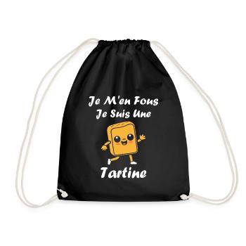 Tartine - Sac de sport léger - noir - Devant