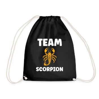 scorpion - Drawstring Bag - black - Front