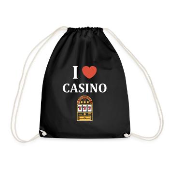 Casino - Drawstring Bag - black - Front